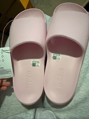 adidas Adilette Lumia Slides - Light Pink